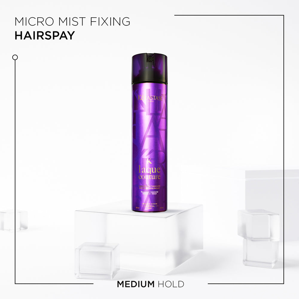 Kérastase Couture Styling Laque Couture: Fixation Medium Hold Hairspray 300ml - Additional 1