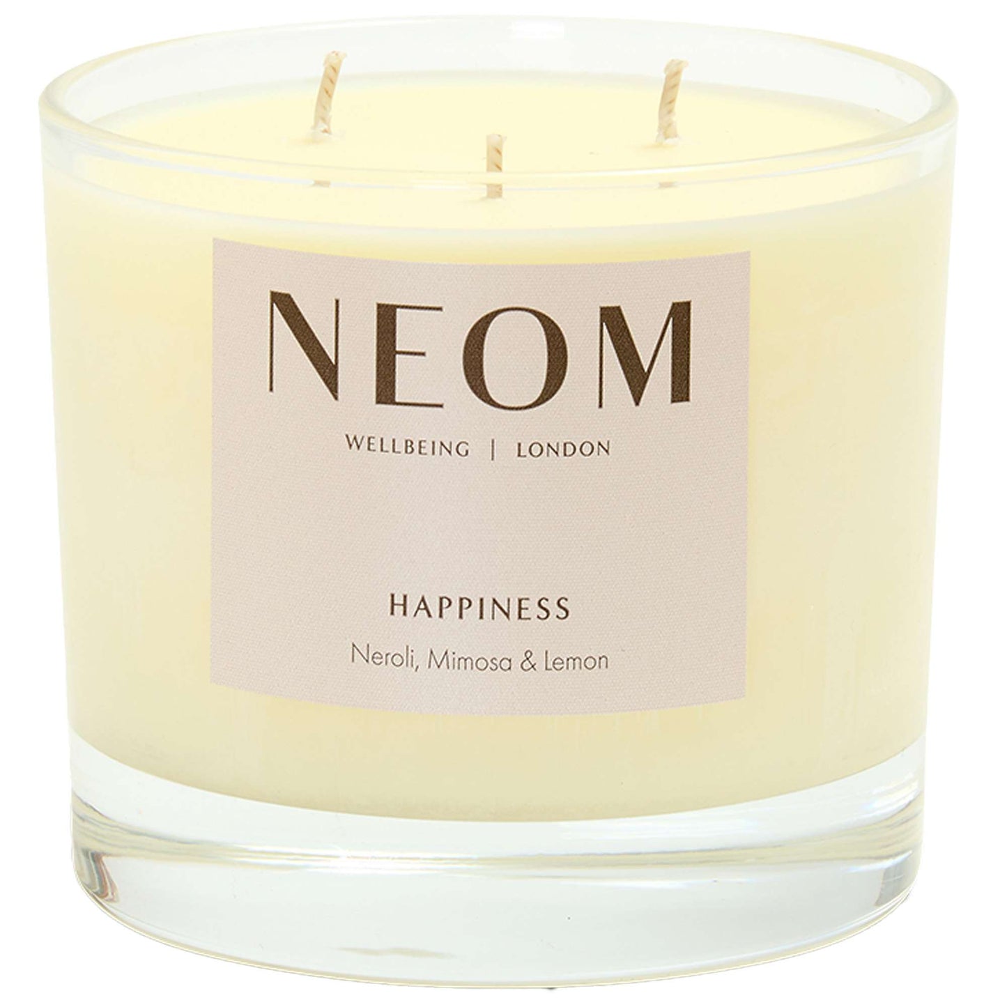 Neom Wellbeing London Scent To Make You Happy Happiness Scented Candle (3 Wicks) 420g - Additional 2