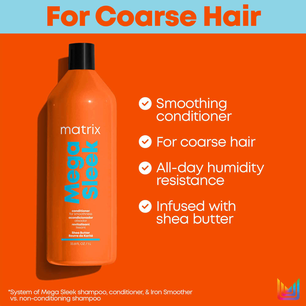 Matrix Total Results Mega Sleek Conditioner for Frizzy Hair 1000ml - Additional 2
