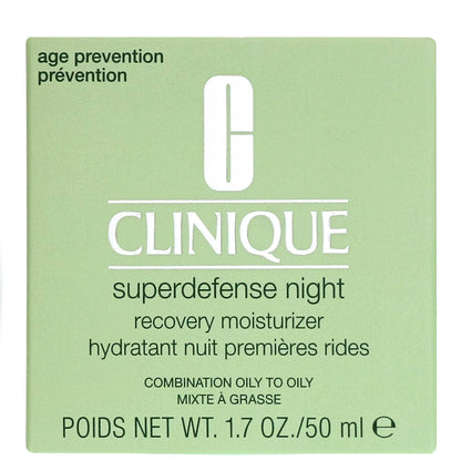 Clinique Superdefense Night Recovery Moisturizer for Combination Oily to Oily Skin 50ml / 1.7 fl.oz. - Additional 1