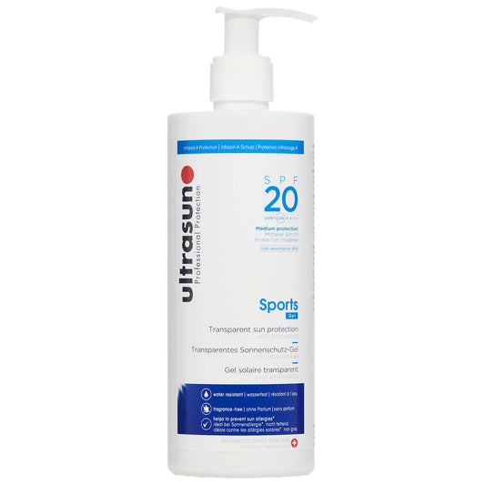 Ultrasun Sports Formula  Transparent Sun Protection SPF20 400ml