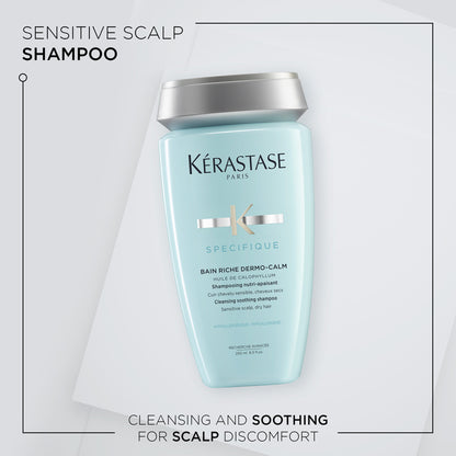 Kérastase Specifique Bain Riche Dermo-Calm: Cleansing Soothing Shampoo 250ml - Additional 1
