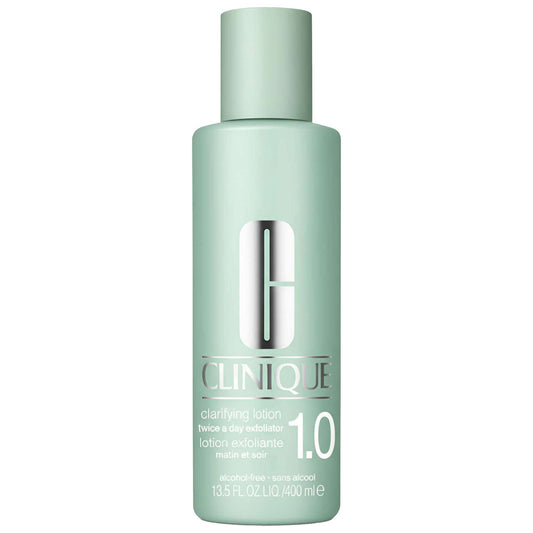 Clinique Cleansers & Makeup Removers Clarifying Lotion Twice A Day Exfoliator 1.0 for Dry and Sensitive Skin 400ml / 13.5 fl.oz.