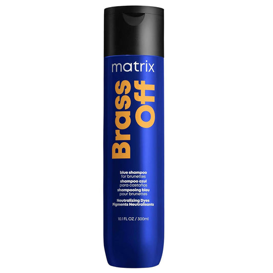 Matrix Total Results Brass Off Neutralising Blue Shampoo for Lightened Brunette Hair  300ml