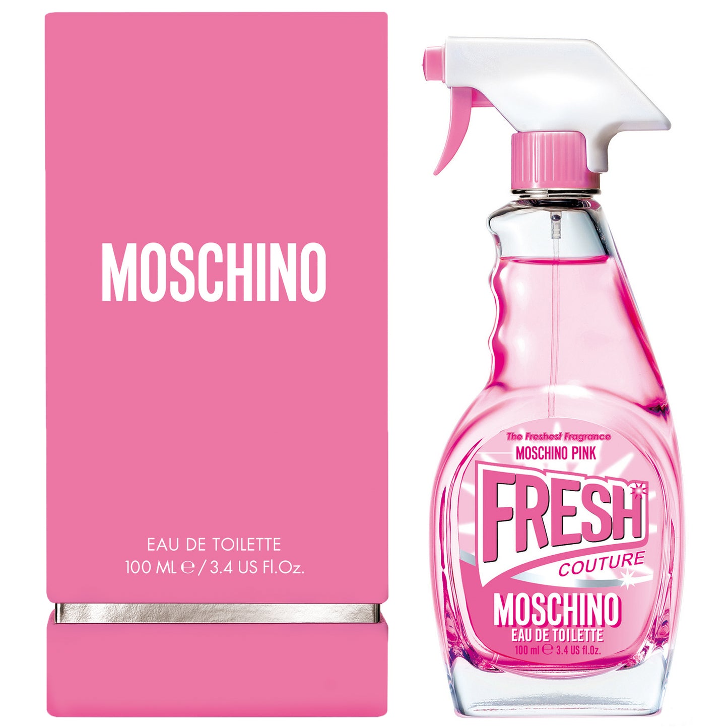 Moschino Pink Fresh Couture Eau de Toilette Spray 100ml - Additional 2