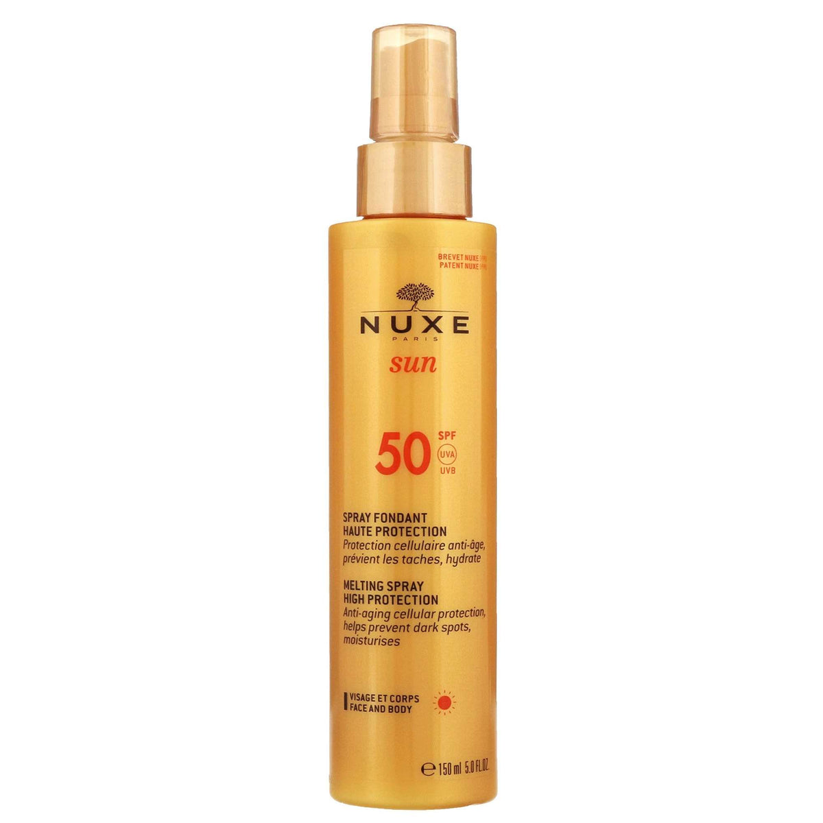 Nuxe  Melting Spray for Face & Body SPF50 150ml