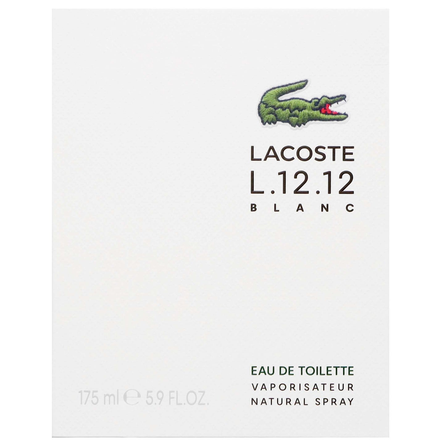 Lacoste L.12.12 Blanc Pour Lui Eau de Toilette Spray 175ml - Additional 1