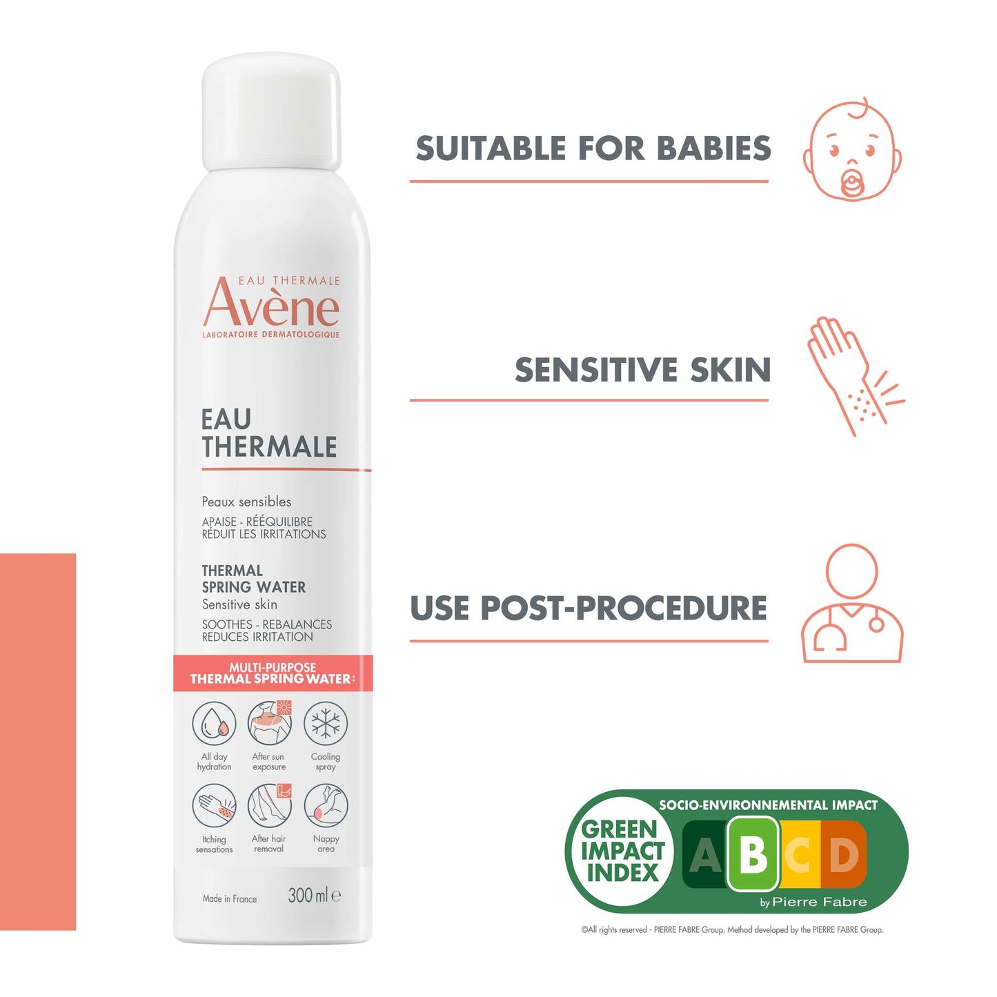 Avène Face Thermal Spring Water Spray 300ml - Additional 4