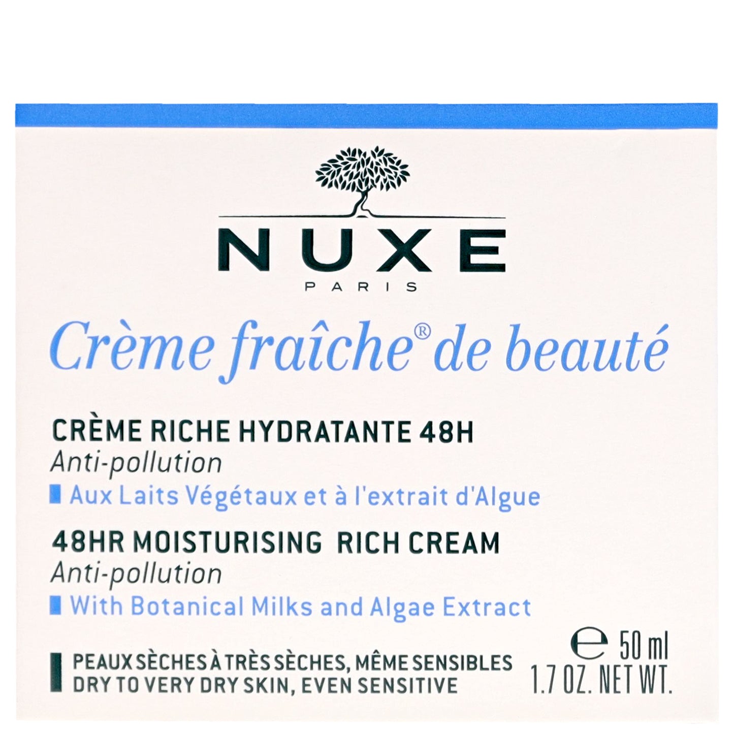 Nuxe Crème Fraîche de Beauté 48HR Moisturising Rich Cream for Dry to Very Dry Sensitive Skin 50ml - Additional 1