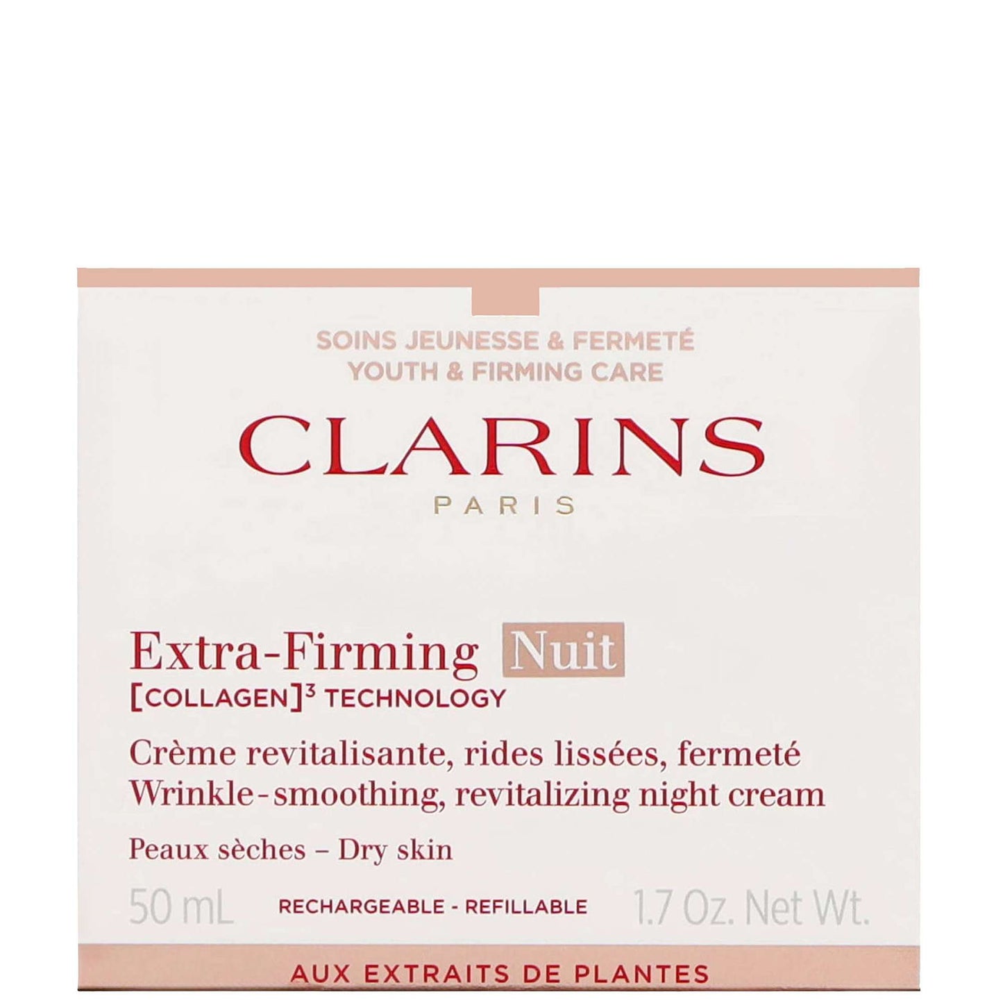 Clarins Extra-Firming Night Cream for Dry Skin 50ml / 1.6 oz. - Additional 1