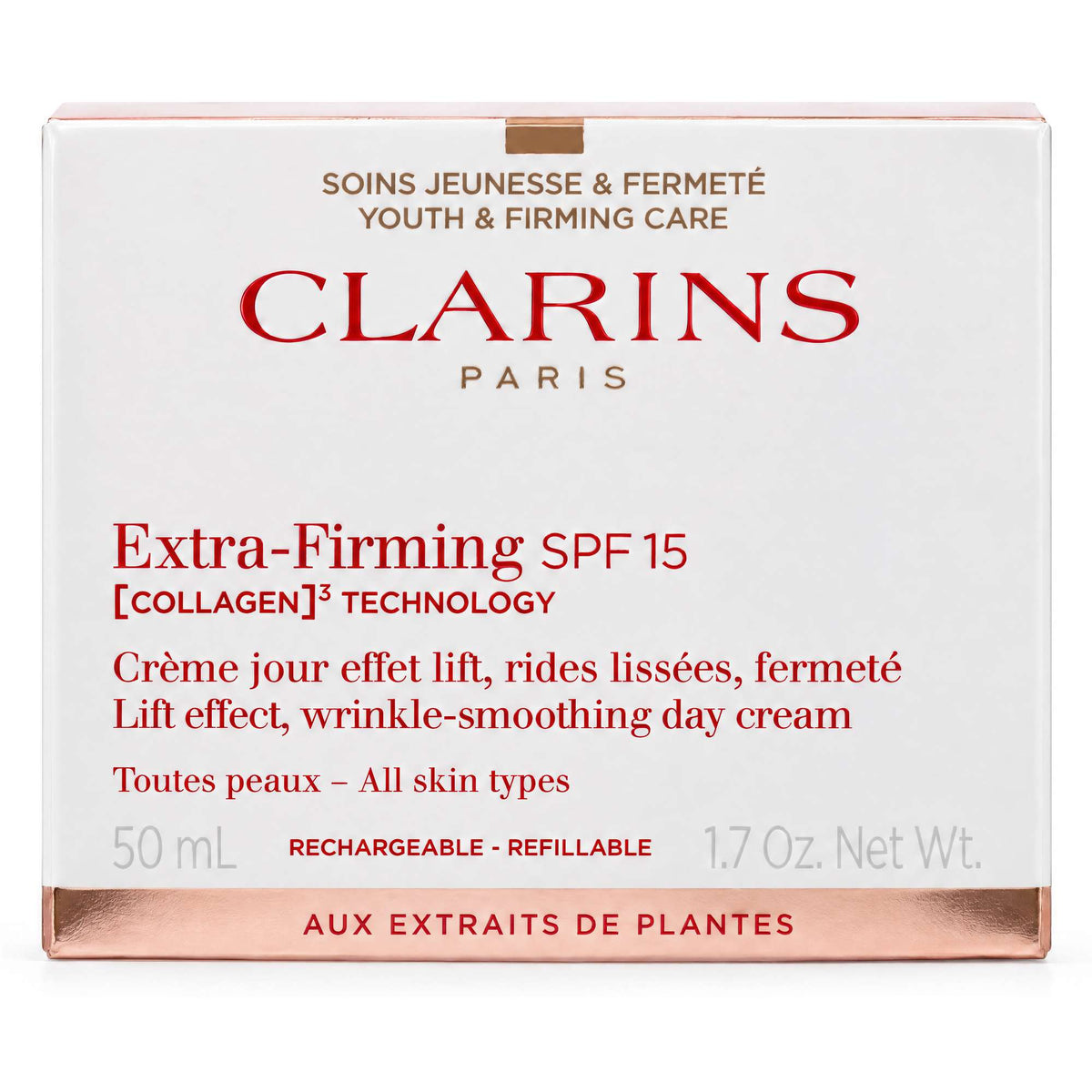 Clarins Extra-Firming Day Cream SPF15 for All Skin Types 50ml / 1.7 oz. - Additional 1