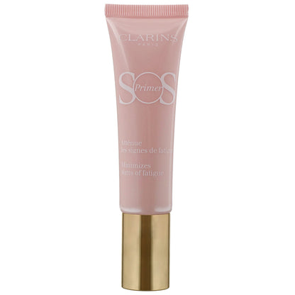 Clarins SOS Primer 01 Rose: Minimises Signs Of Fatigue 30ml / 1 oz. - Extra