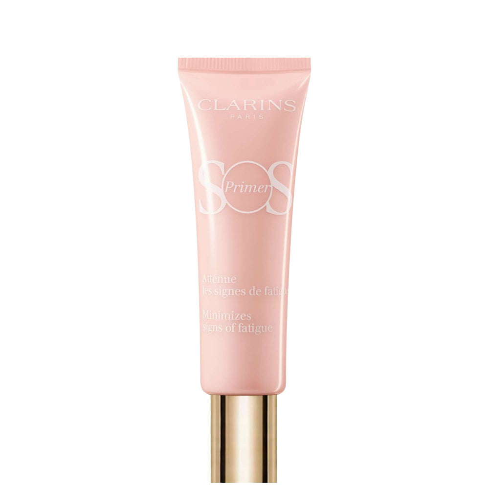Clarins SOS Primer 01 Rose: Minimises Signs Of Fatigue 30ml / 1 oz. - Extra