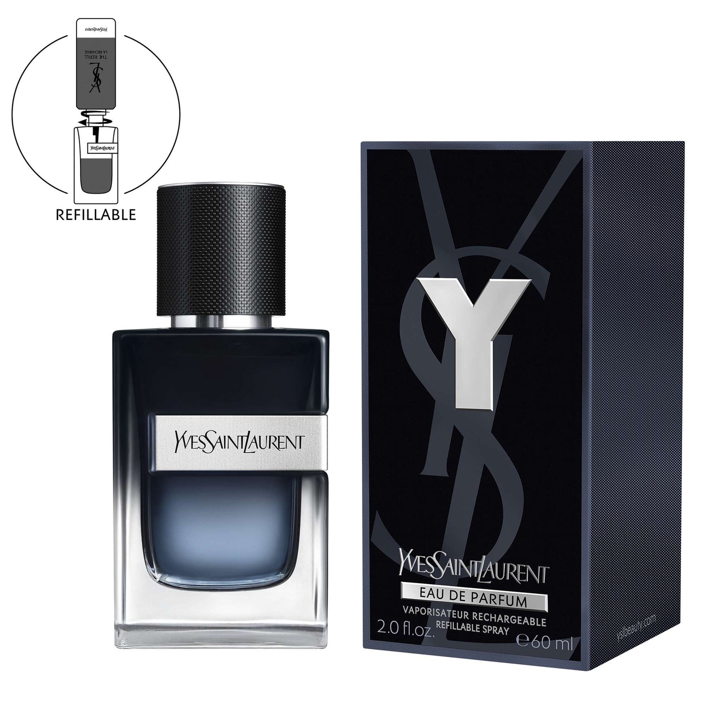 Yves Saint Laurent Y For Men Eau de Parfum Refillable Spray 60ml - Additional 1