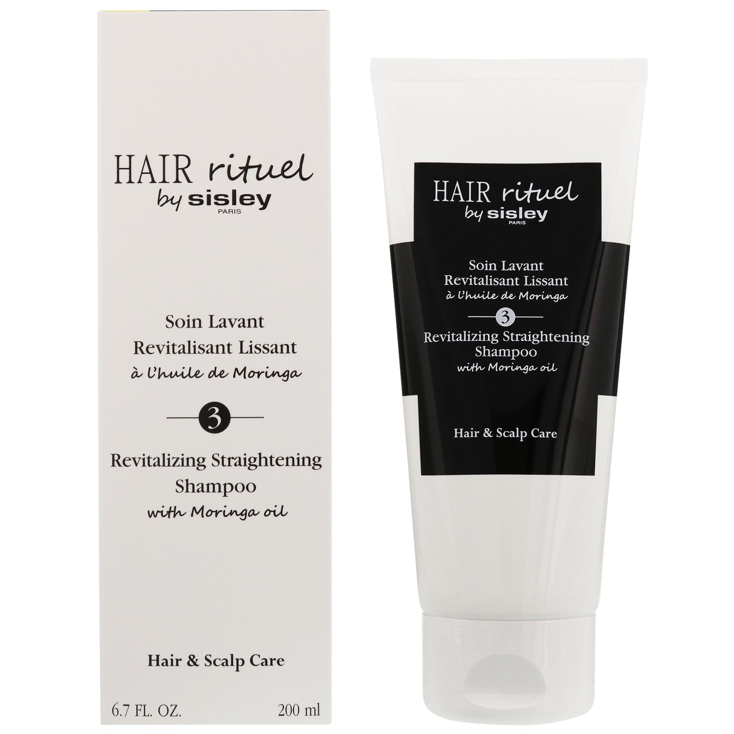 Hair Rituel by Sisley Cleansing & Detangling Revitalizing Straightening Shampoo With Moringa Oil 200ml - Additional 2