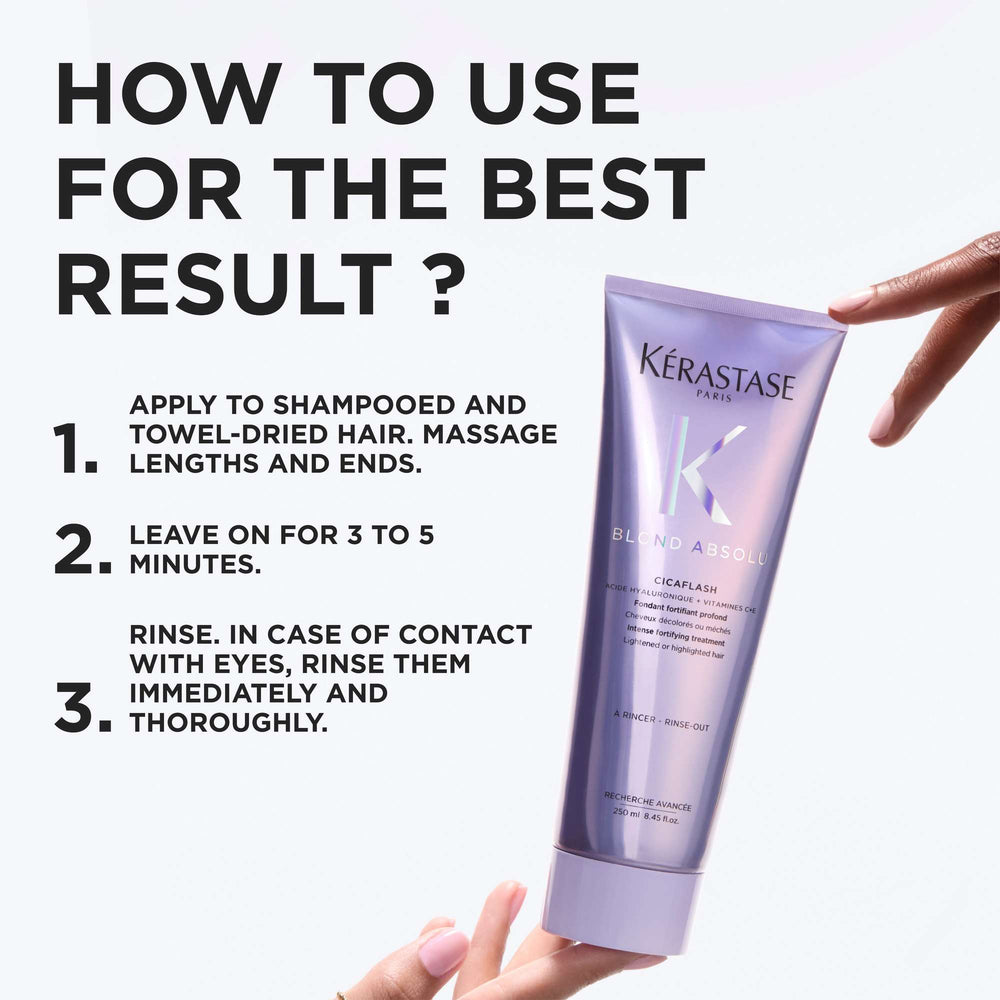 Kérastase Blond Absolu Cicaflash: Intense Fortifying Treatment Conditioner 250ml - Additional 3