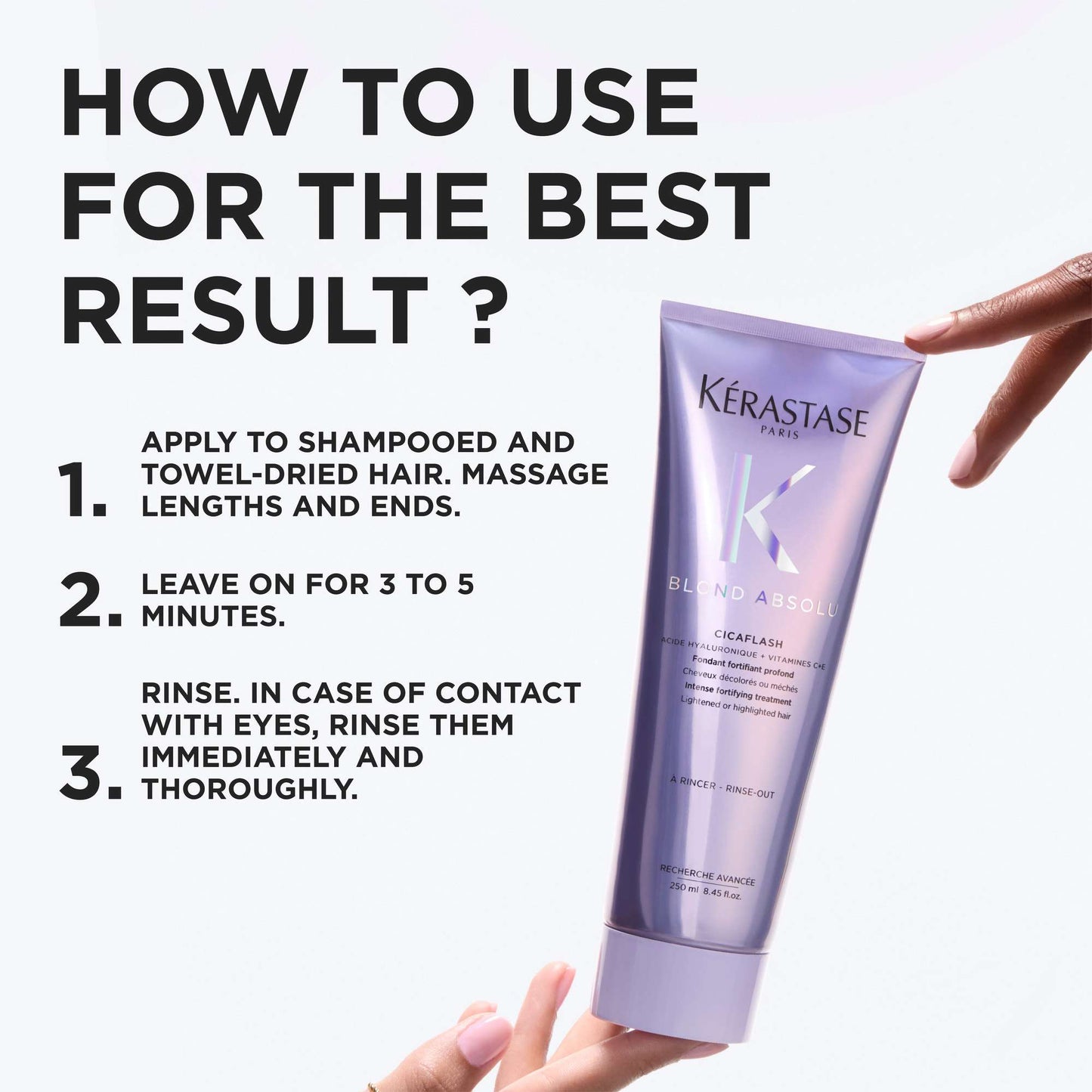 Kérastase Blond Absolu Cicaflash: Intense Fortifying Treatment Conditioner 250ml - Additional 3