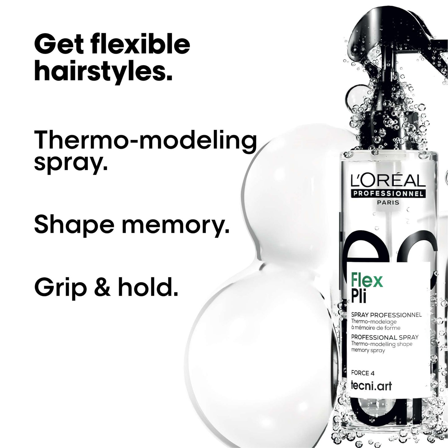 L'Oréal Professionnel TECNI.ART Pli Shaper Heat Activated Spray 190ml - Additional 1