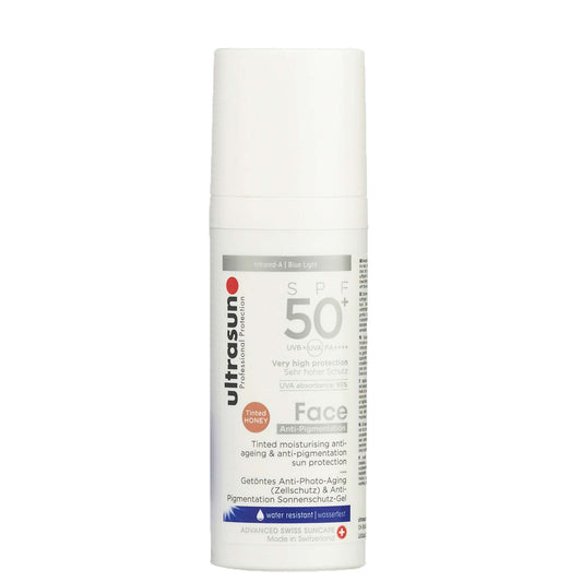 Ultrasun Face  Tinted Anti-Pigmentation Sun Protection Honey SPF50+ 50ml
