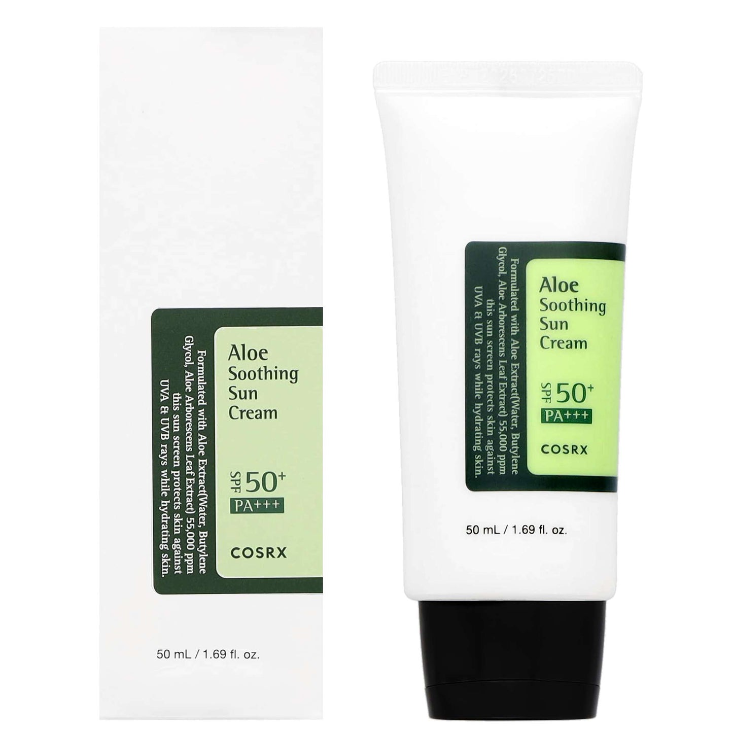 Cosrx Sun Care  Aloe Soothing Sun Cream SPF50 PA+++ 50ml - Additional 2