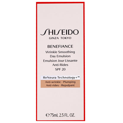 Shiseido Day And Night Creams Benefiance: Wrinkle Smoothing Day Emulsion SPF20 75ml / 2.5 fl.oz. - Additional 1