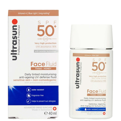 Ultrasun Face  Tinted Honey Fluid SPF50+ 40ml - Additional 1
