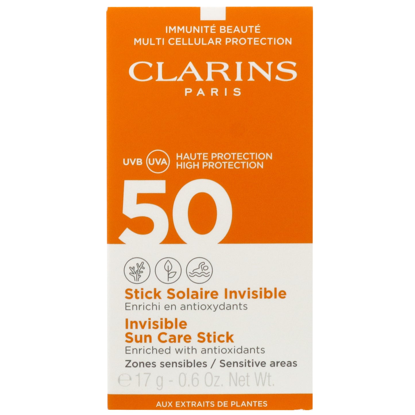 Clarins Sun Care Invisible Sun Care Stick SPF50 17g - Additional 1