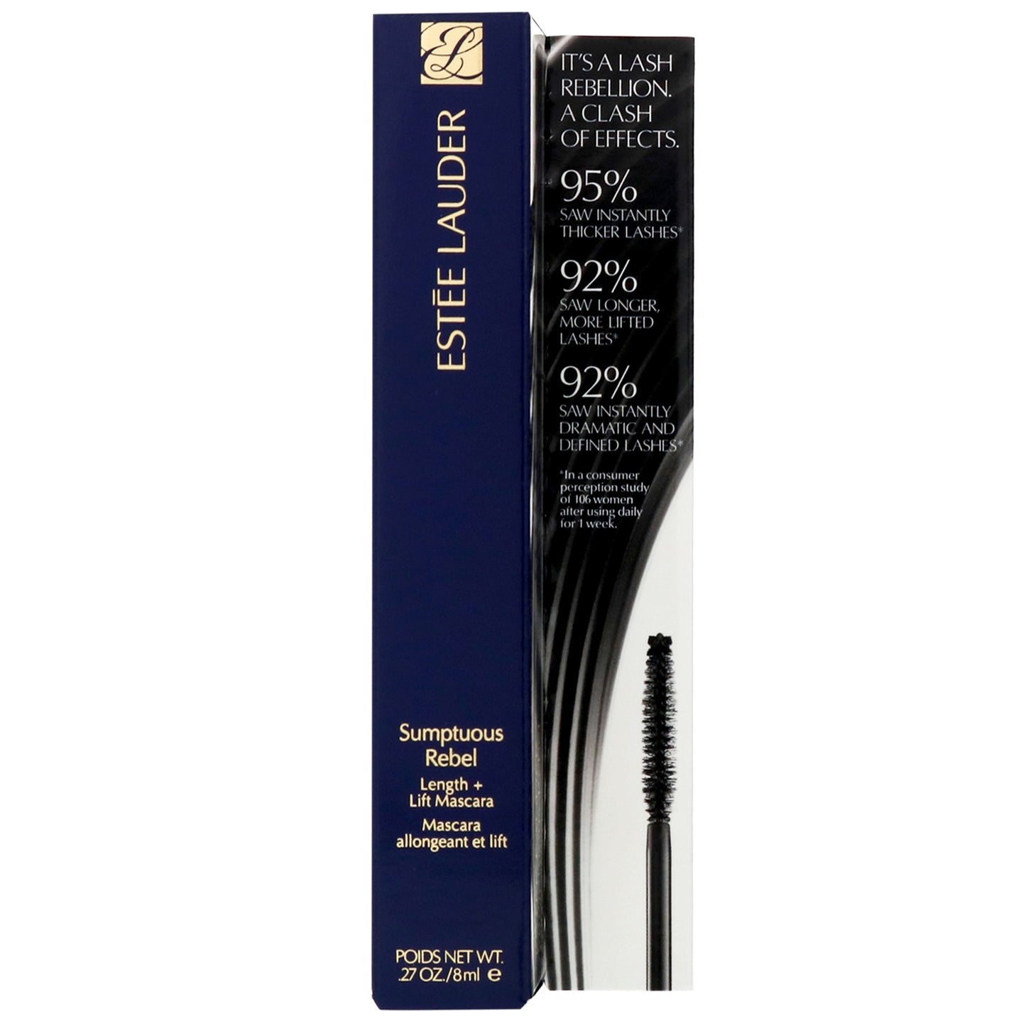 Estée Lauder Sumptuous Rebel Length + Lift  Mascara  Black 8ml - Additional 1