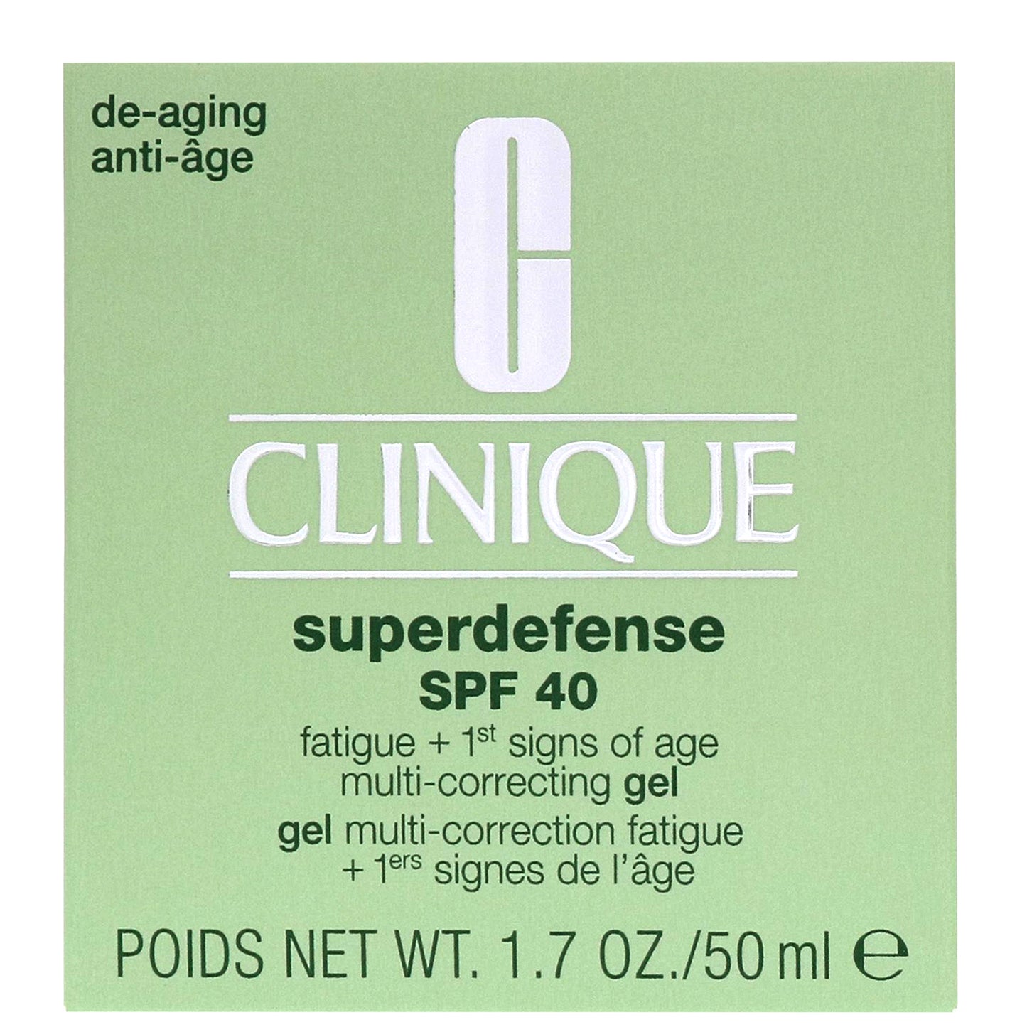Clinique Superdefense Fatigue + 1st Signs of Age Multi-Correcting Gel SPF40 50ml - Additional 1