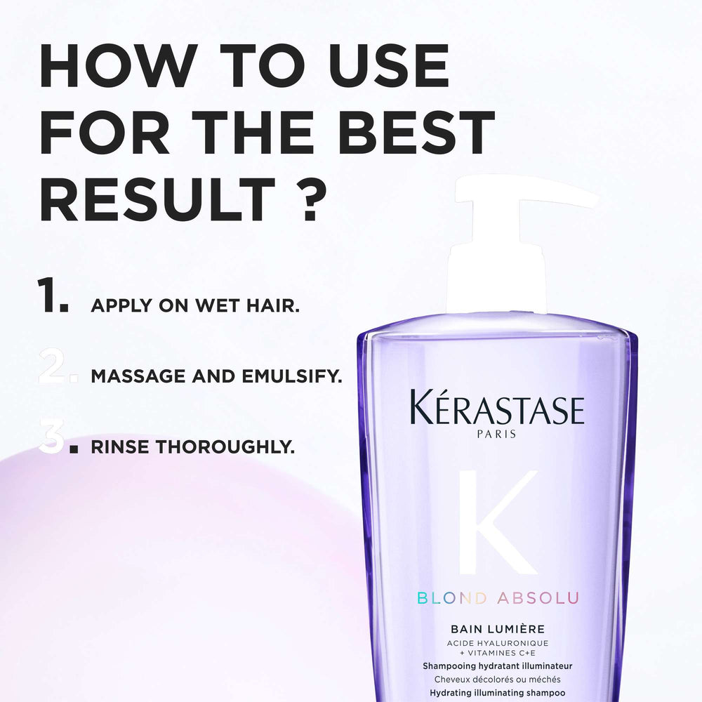 Kérastase Blond Absolu Bain Lumiére: Hydrating and Illuminating Shampoo 500ml - Additional 3