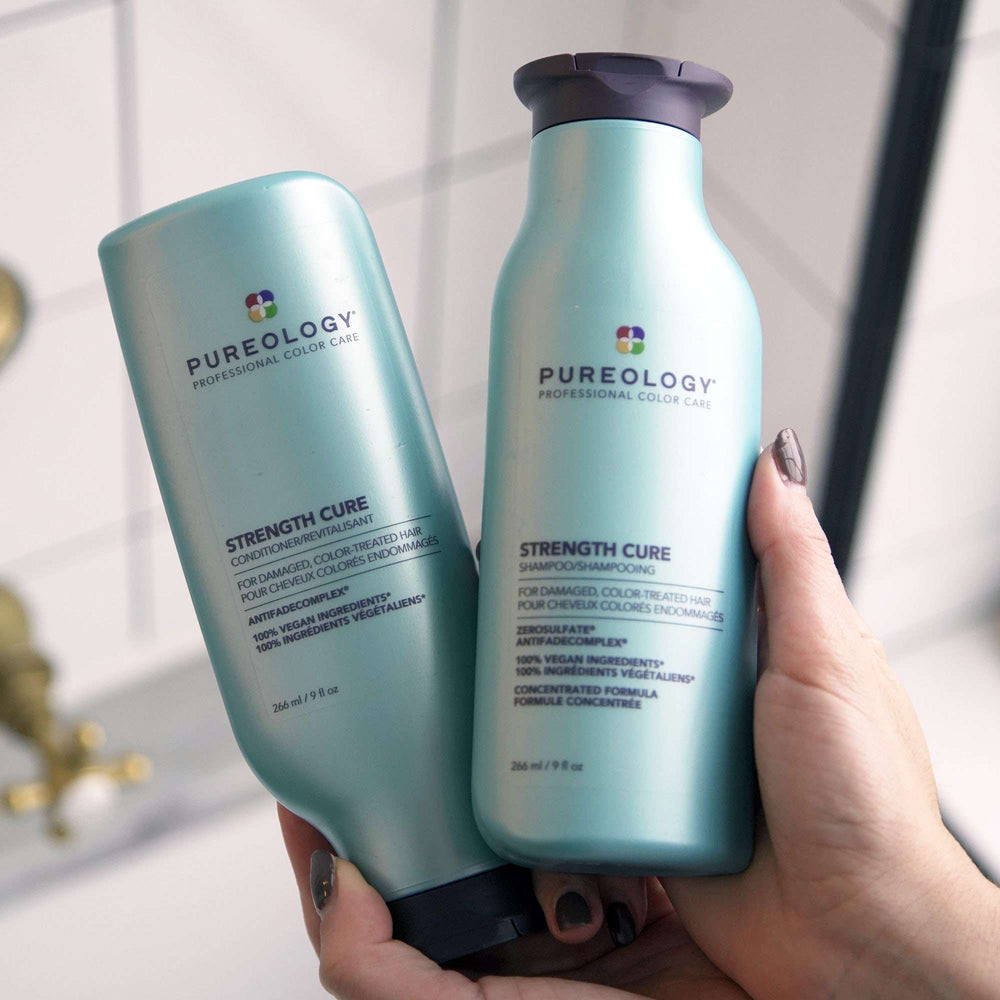 Pureology Strength Cure Strengthening Conditioner For Damaged Colour-Treated Hair 266ml - Additional 6