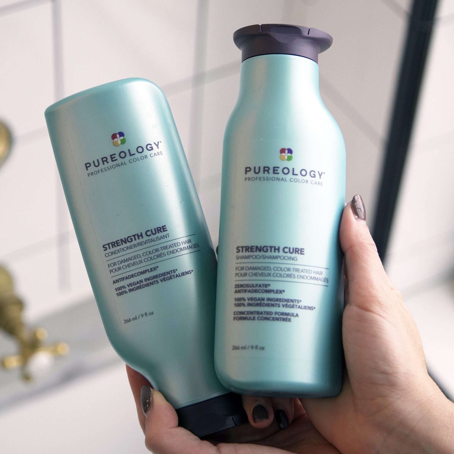 Pureology Strength Cure Strengthening Conditioner For Damaged Colour-Treated Hair 266ml - Additional 6