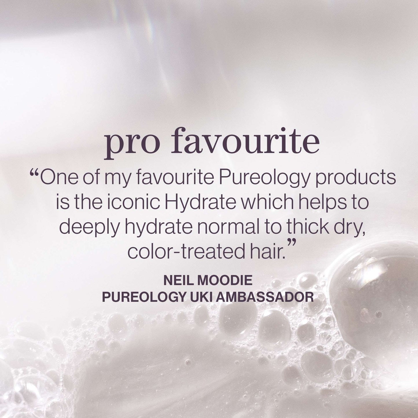 Pureology Hydrate Moisturising Shampoo For Medium to Thick Dry Colour-Treated Hair 266ml - Additional 5