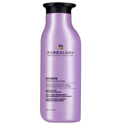 Pureology Hydrate Moisturising Shampoo For Medium to Thick Dry Colour-Treated Hair 266ml