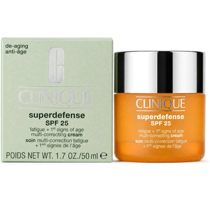 Clinique Superdefense Fatigue + 1st Signs of Age Multi-Correcting Cream for Very Dry to Dry Combination Skin SPF25 50ml - Additional 1