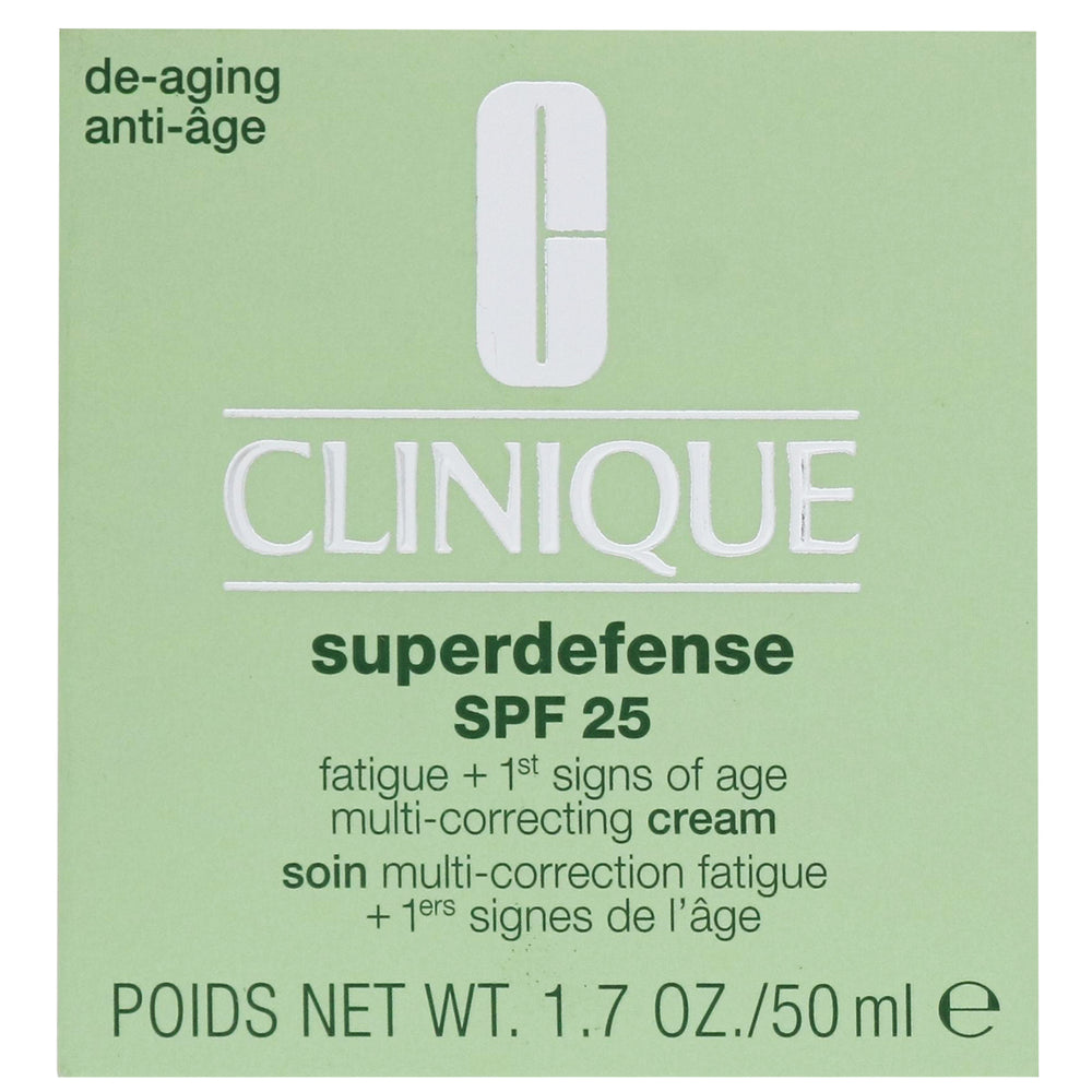 Clinique Superdefense Fatigue + 1st Signs of Age Multi-Correcting Cream for Combination Oily to Oily Skin SPF25 50ml - Additional 1