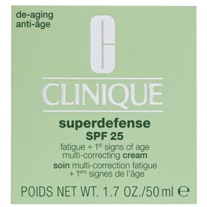 Clinique Superdefense Fatigue + 1st Signs of Age Multi-Correcting Cream for Combination Oily to Oily Skin SPF25 50ml - Additional 1