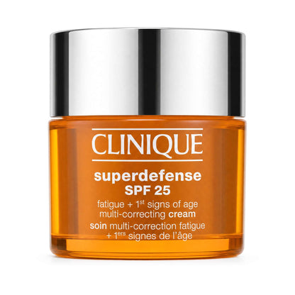 Clinique Superdefense Fatigue + 1st Signs of Age Multi-Correcting Cream for Combination Oily to Oily Skin SPF25 50ml