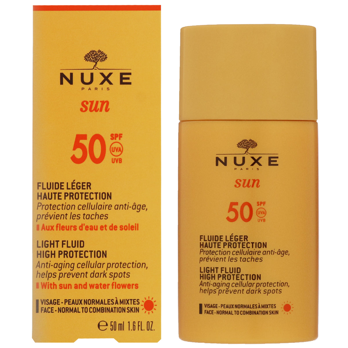 Nuxe Sun Light Fluid High Protection SPF50 50ml - Additional 2