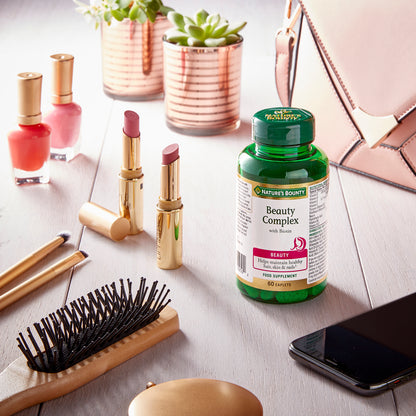 Nature's Bounty Beauty Beauty Complex with Biotin Caplets x 60 - Additional 3