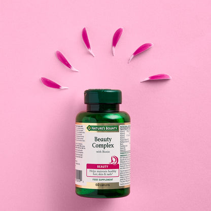Nature's Bounty Beauty Beauty Complex with Biotin Caplets x 60 - Additional 2