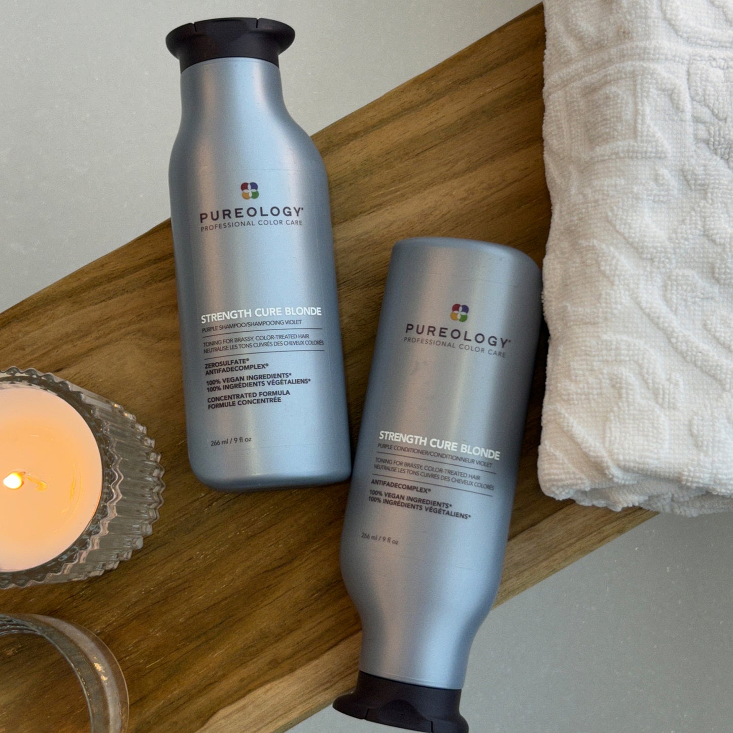 Pureology  Duo: Strenth Cure Blonde Shampoo 266ml & Conditioner 266ml - Additional 4