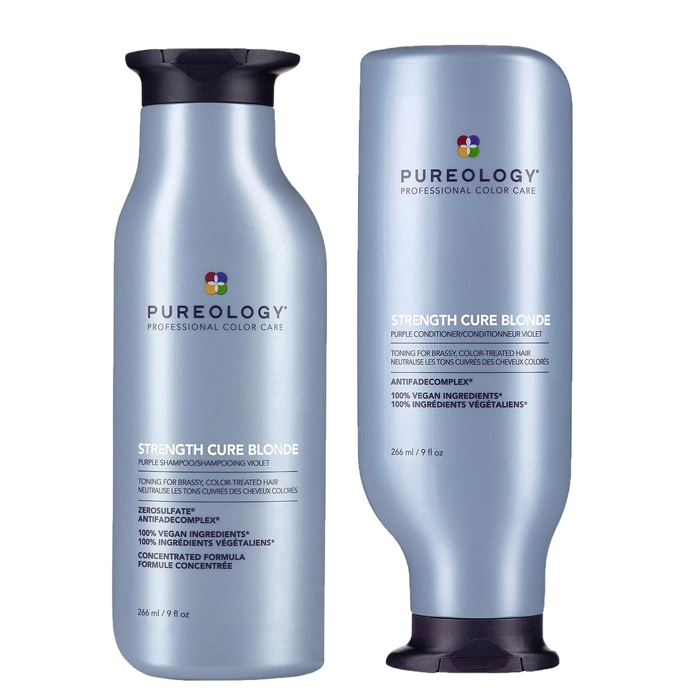Pureology  Duo: Strenth Cure Blonde Shampoo 266ml & Conditioner 266ml