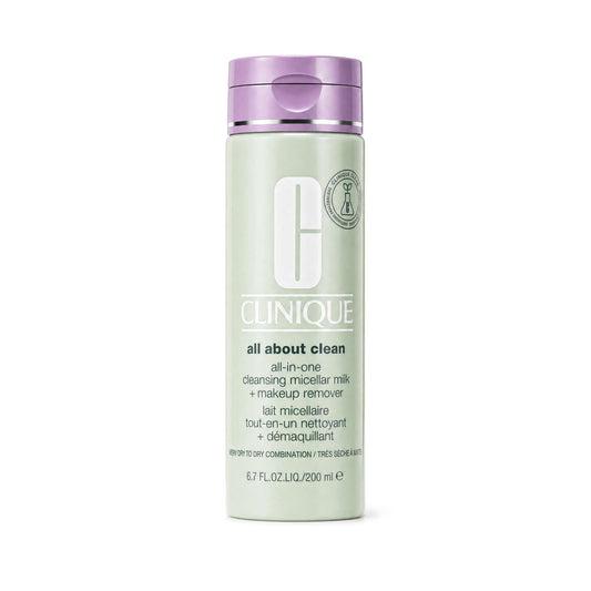 Clinique  All About Clean All-In-One Cleansing Micellar Milk + Makeup Remover Very Dry to Dry Combination 200ml
