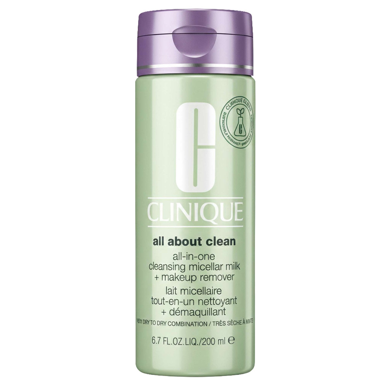 Clinique  All About Clean All-In-One Cleansing Micellar Milk + Makeup Remover Very Dry to Dry Combination 200ml