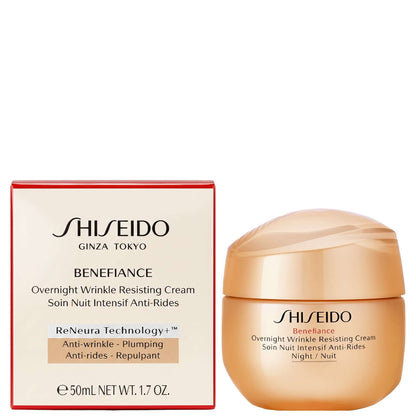 Shiseido  Benefiance: Overnight Wrinkle Resisting Cream 50ml / 1.7 oz. - Additional 2