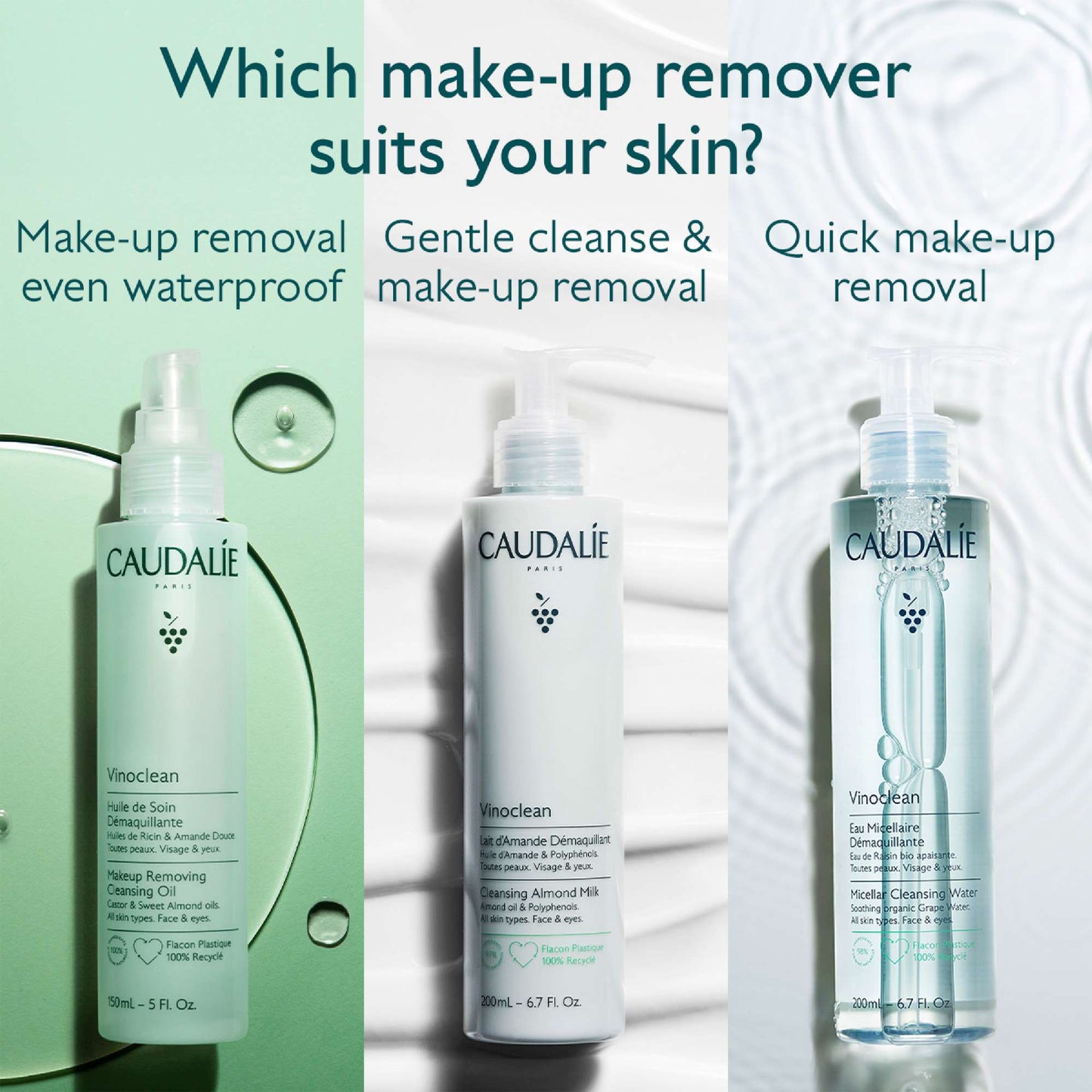 Caudalie Vinoclean Micellar Cleansing Water 200ml - Additional 3