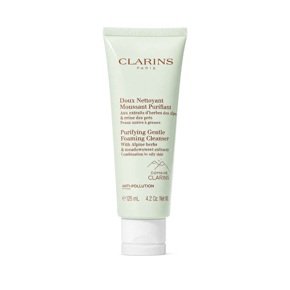 Clarins  Purifying Gentle Foaming Cleanser with Alpine Herbs Combination to Oily Skin 125ml