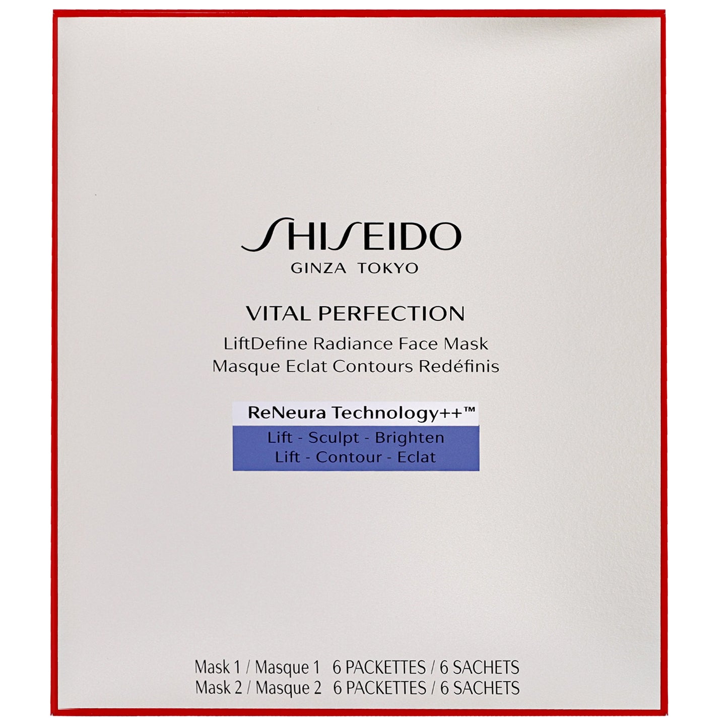 Shiseido Vital Perfection LiftDefine Radiance Face Mask x 6 Sheets - Additional 1