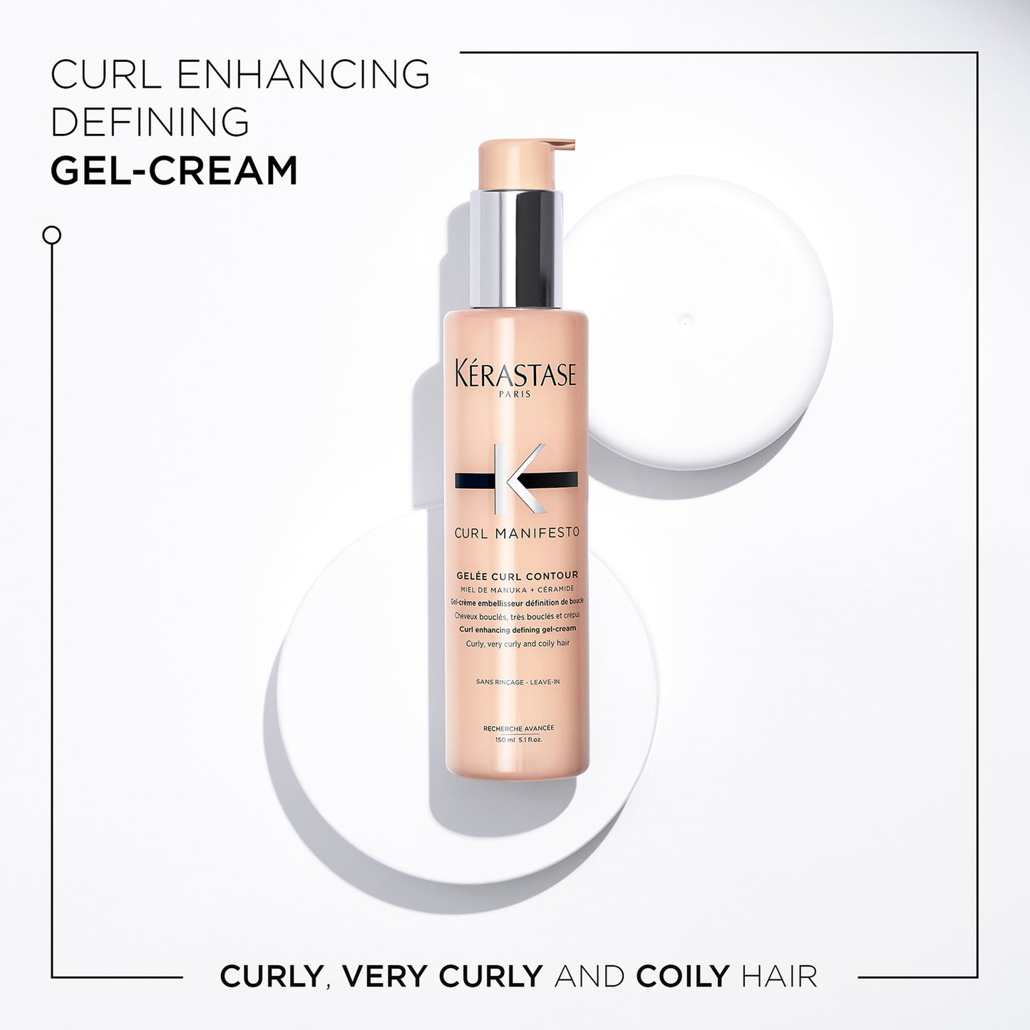Kérastase Curl Manifesto Gelée Curl Contour: Curl Enhancing Gel-Cream 150ml - Additional 1